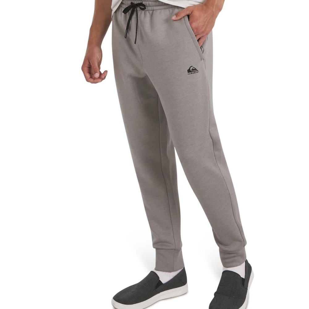 Quiksilver Dry Flight Fleece Lined Jogger Sweatpants Gray Size L Y2K